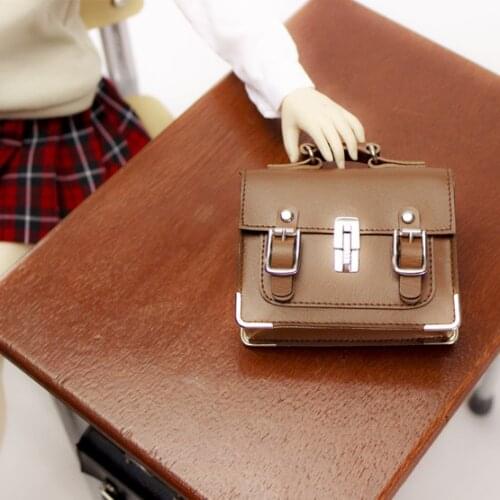 NEW bjd doll bag schoolbag for 1/3 Brown/Black Japanese Handbag exquisite bjd doll Props accessories