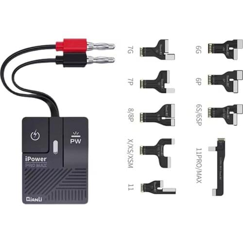 New Qianli iPower Pro Max DC Power Control Test Cable for 6/6P/6SP/7/7P/8/8P/X/Xs/Xsmax/11/11Pro/11ProMax One Button Boot Line