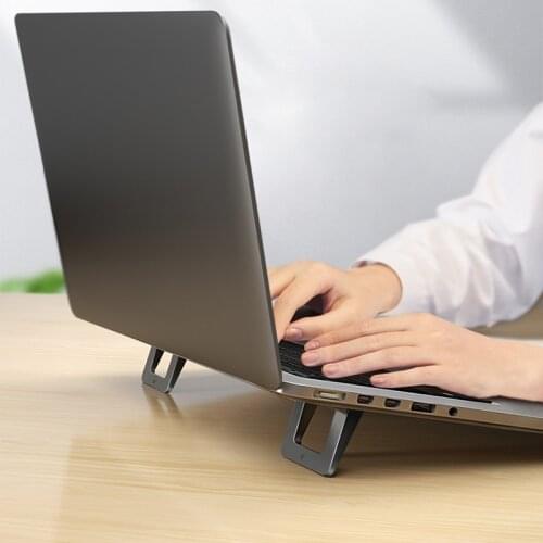 Mini Portable Laptop Stand Invisible Notebook Cooling Pad Holder For Lenovo Macbook Xiaomi Air Universal Laptop Table Stand