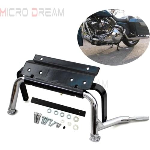 Adjustable Motorcycle Service Central Stand Support For Harley Touring Road Street Electra Glide EFI FLTRI FLTR FLHT FLHR 99-08