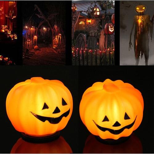LED Halloween Mini Pumpkin Lantern Comes with Battery, Party Decoration Props, Home Atmosphere Decoration Night Light