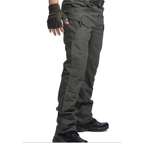 Waterproof Tactical Pants Men Military Commuter Trousers Mens Many Pockets Outdoor Hiking Camping Hunting Cargo Pants