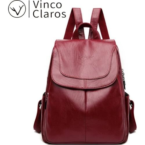 High Quality Backpack Female Leather Purse Large Capacity Back Pack Casual Backpacks for Women Designer Bags for Women Mochila