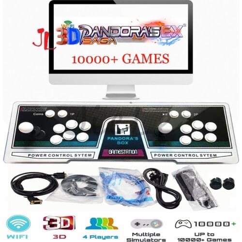 WIFI Arcade Game Console 3D Pandora SAGA TV Box EX 8000 In 1 Support Dedicated Handle Mode To Restore The Real Game Experience