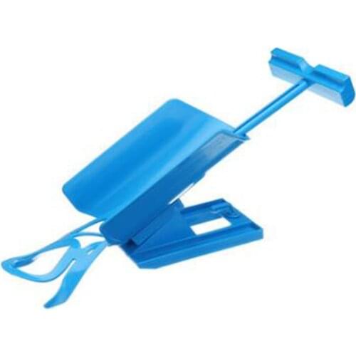 1pc Sock Slider Aid Blue Helper Kit Helps Put Socks On Off No Bending Shoe Horn Suitable For Socks Foot Brace Support