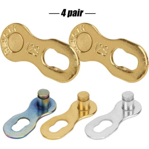 4Pair Bicycle Chain Link Steel Bike Bicycle 12Speed Chain Missing Link Connector Parts Cycling Accessory Bicycle Parts