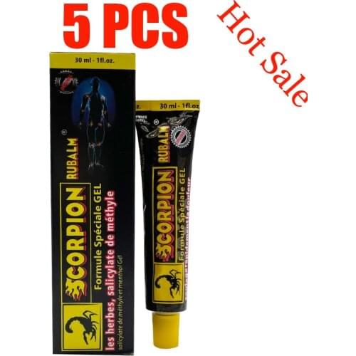 5pcs 30g/tube Scorpion Ointment Strong Efficient Relieving Muscle Pain Headache Neuralgia Acid Stasis Rheumatism Arthritis Cream