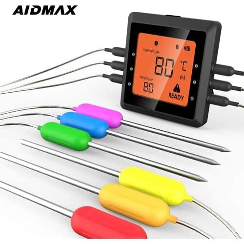 AidMax Wireless Outdoor Barbecue Cooking Termometer PRO03 Fast Accurate Temperature Measurement For Grilling Liquid