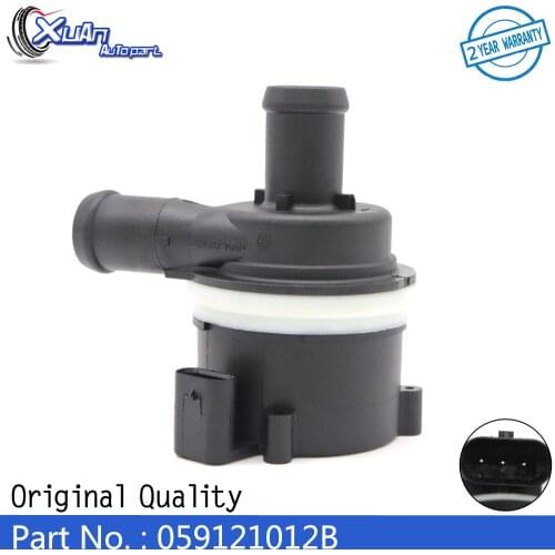 XUAN Cooling Auxiliary Water Pump 059121012B For Audi A4 S4 A5 S5 Cabriolet A6 S6 Avant quattro Q5 Q7 Volkswagen Amarok