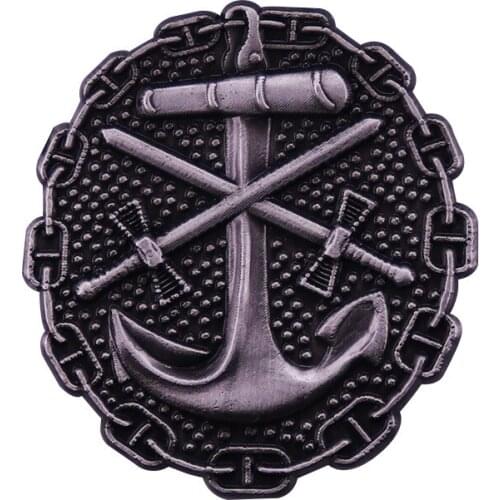 Retro German Navy Enamel Pins WW2 German Military Brooches Metal Medal Soldier Badges Pin Backpack Accessories Jewelry 2021