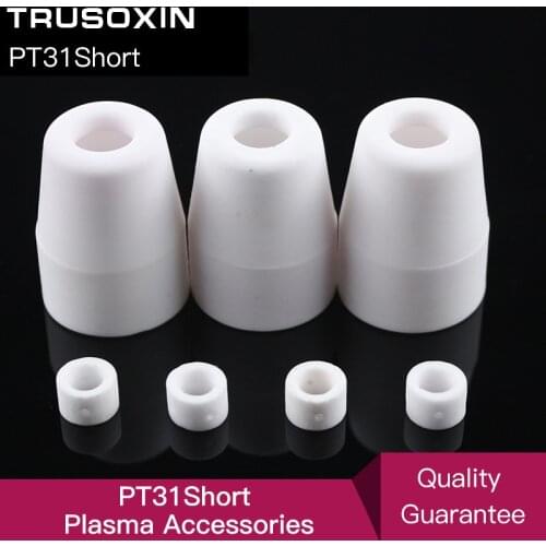 PT31 LGK40 Inverter DC Air Plasma Cutter Cutting Consumable For CUT30 40 50 Consumables Gas Ring and Ceramics Shield Cup