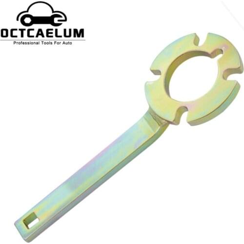 Crank Pulley Holding Tool Crankshaft Pulley Holder Wrench for Volvo 1993-2006 5V/6V Engine ST0322