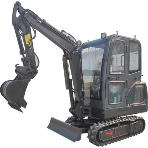 360 degree rotation mini excavator 1.8 ton rubber track excavator excavator mini excavator