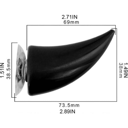 Retro Personality DIY Motorcycle Helmet Decor Horn Soft Plastic Motorbike with Suction Cup Personal Decoration Headwear