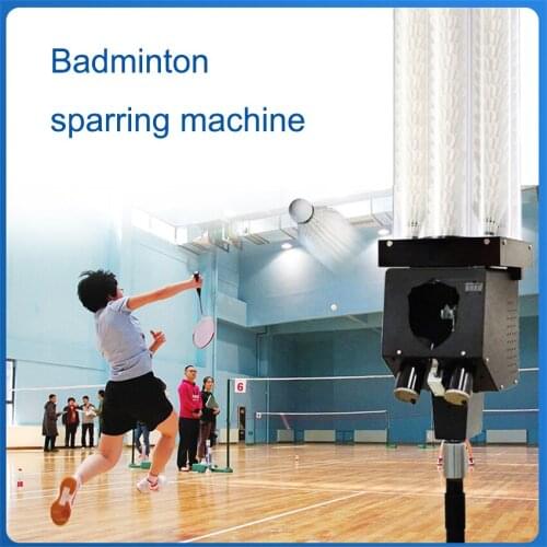 TJ3000 Badminton Ball Machine Fully Automatic Training Device With Lifting Height 0-80cm Adjustable Infrared Remote Control 220V