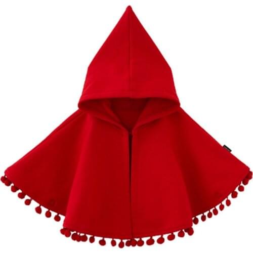 New Baby Girls Childrens Coats Jacket For Winter Autumn Clothes Newborn Toddler Infant Red Cloak Outwear Kids Chirstmas Gifts