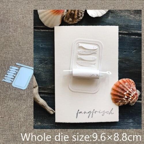 New Design Craft Metal stencil mold Cutting Dies fish board decoration scrapbook die cuts Album Paper Card Craft Embossing