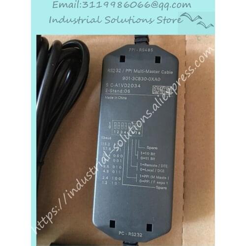 PC-PPI+ 6ES7901-3CB30-0XA0 RS232/PPI New High Quality Cable Used For S7-200 Programming Cable