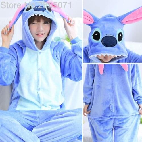 New Animal Kigurumi Women Unicorn Pajamas for Adult Cartoon Winter Sleepwear Cute Chriatmas Onesie Warm Unisex Costume Jumpsuit