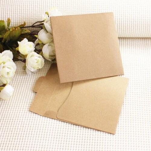 Festival supplies Envelopes card bag paper gift package for Birthday Wedding Party favor Decor DIY baby shower kraft 12.5*12.5cm