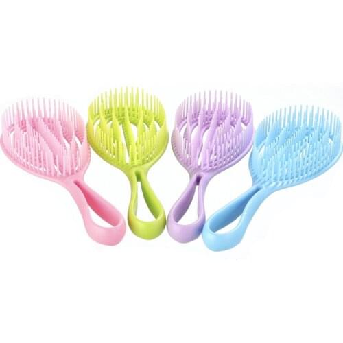 Hair Comb Scalp e Hair Brush Wet Curly Hair Comb Tangle Comb Ladies Salon Hair Styling Tool