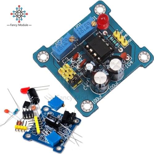 Adjustable NE555 Pulse Frequency Adjustable Module Duty Cycle Module Square Wave Signal Generator DIY Kit