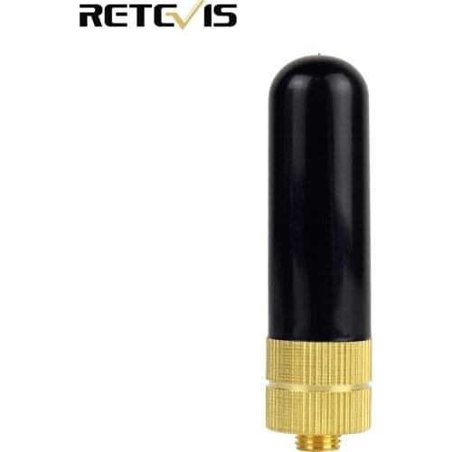 Retevis RT-805S VHF UHF SMA-F Short Walkie Talkie Antenna For Kenwood Baofeng UV-5R UV-82 BF-888S Retevis H777 RT-5R For Puxing