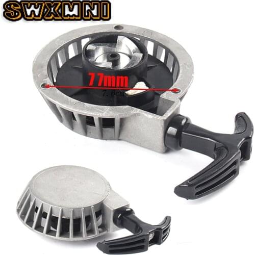 Aluminum Alloy Pull Start Recoil Starter Part for 47cc 49cc 2 Stoke Mini Dirt Pocket Pit Bike Moto ATV Quad DY222