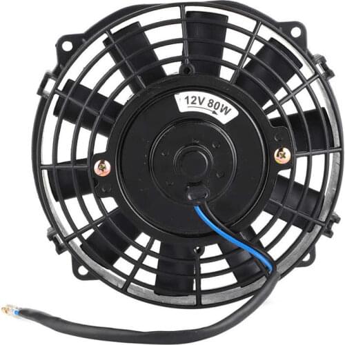 Ventilador radiador motor ventilador Universal Electric Fan 8in for Radiator Auto Cooling Air Conditioning 10 Blades 12V 80W