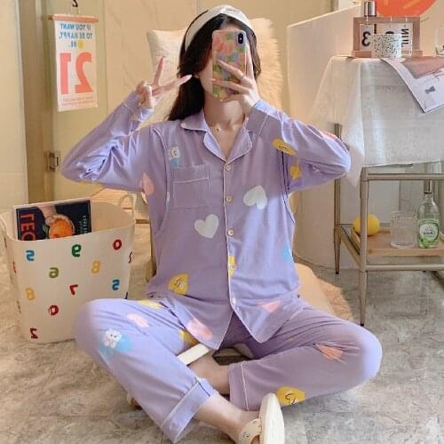 Autumn Breastfeeding Maternity Pajamas Sets Casual Pregnacy Women Clothes Sleepwear Long Sleeve Top +Pants Winter Nursing Pijama