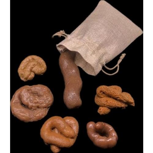 Y1QF Fake Poop Feces Pranks Toys Gag Gift Realistic Mischief Novelty Toys for Joke Trick Halloween April Fool’s Day Party