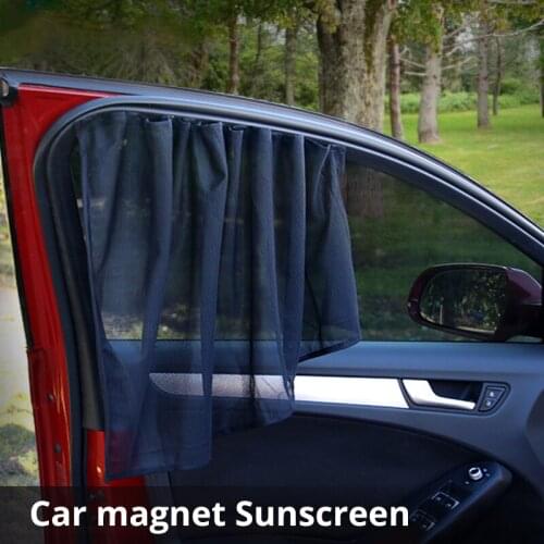 2pcs/set Universal Car Windows Side Curtains Protective Cover Automobile Front/Rear Window Sunlight Window Shield