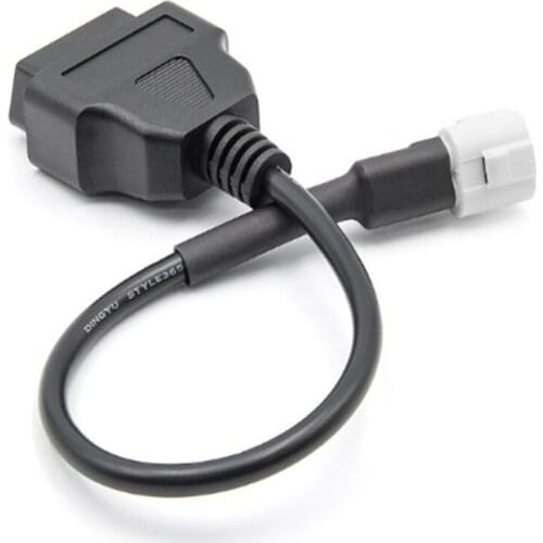 3 Pin 4Pin to OBD2 Fault Code Scanner Motorcycle OBD Connector Cable for Yamaha Standard III X-MAX N-MAX MT-125 YS-125 X-MAX300