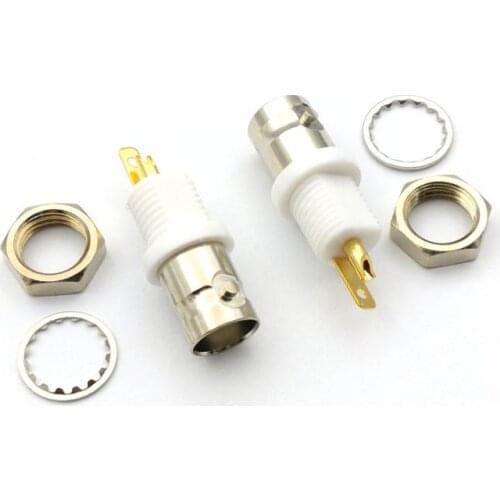 5pcs copper BNC Female ISOLATED Bulkhead Mount RF Radio adapter Connector