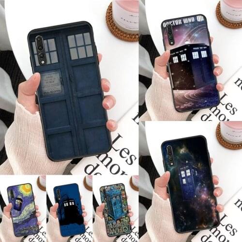 Yinuoda Tardis Box Doctor Who Phone Case For Huawei Mate 30 Pro P20 P30 P40 pro lite Y7 Y6 2019 for Honor 8X 8A 10 20lite 10i