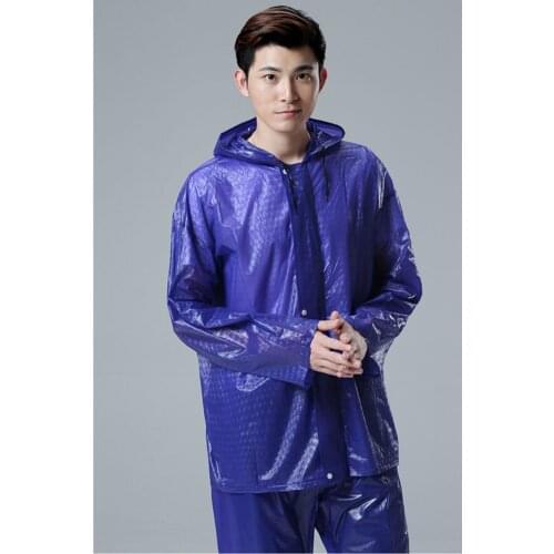Adult Bicycle Rains Set Raincoat Motorcycle Rainwear Men Women Tops Pants Waterproof Rainwears Capa De Chuva Rain Suit 60YY186