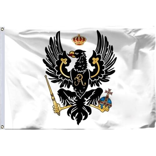 Germany Kingdom of Prussia 1701 Flag 150X90cm (3x5FT) 120g 100D Polyester Double Stitched High Quality Banner Free Shipping