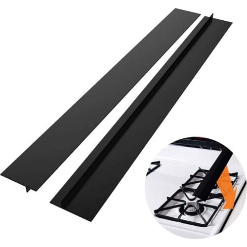 Kitchen Silicone Stove Counter Gap Cover Heat Resistant Mat Oil Dust Water Seal Cooktop Crack Sealed Strip Heat Resistant