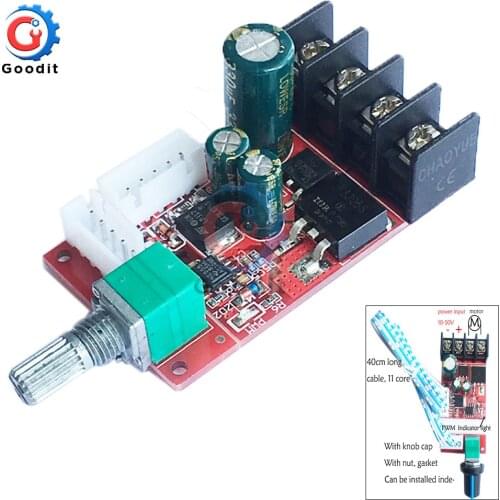 DC 10V-50V 15A DC PWM Motor Speed Controller Module LED Dimmers Board High-Power LED Dimmer Module Speed Switch control