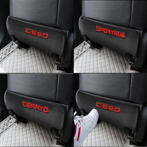 For KIA Ceed Cerato Sportage Seat Back Covre Care Seat Anti-kick plate guard Protection Step Dirty Mat Anti Abrasion Pad