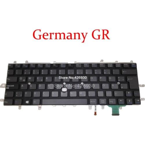 Laptop GR Keyboard For SONY For VAIO SVD11 Series HMB8814YSA041A 149053221DE Germany black with backlit new
