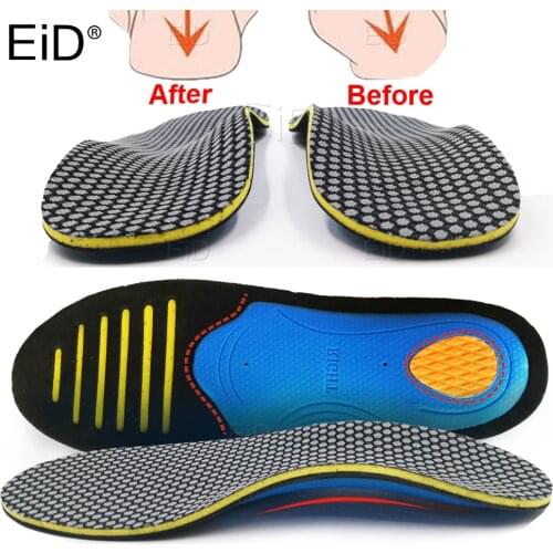 EiD Orthopedic Shoes Sole Insoles Flat Feet Arch support Unisex EVA Orthotic Arch Support Sport Shoe Pad Insert Cushion Unisex