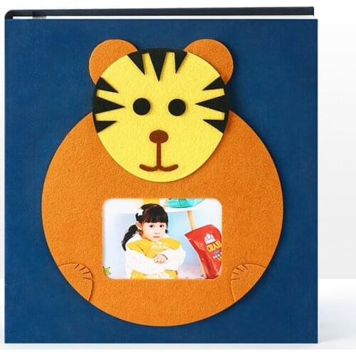 PA48 DIY paste photo album cartoon baby growth record album insert large capacity photo album family album