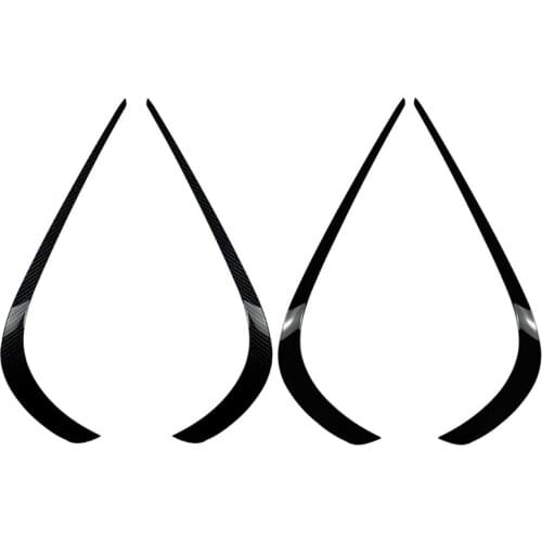 Front Bumper Splitter Spoiler Fog Light Canard for Mercedes-Benz E-Class W212 Facelift 2013-2015