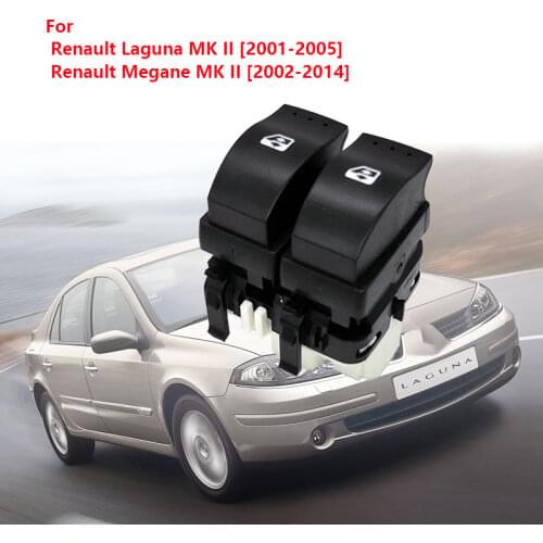 Control Window Switch Lifter Button front left for Renault Espace IV Grand Scenic II Scenic II OE: 8200315042