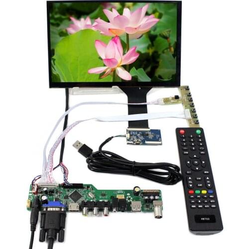 10.1" touch lcd 10.1inch 1280X800 B101EW05/LP101WX1-SLP2 With Capacitive Touch Panel & HD MI VGA AV USB RF LCD controller Board