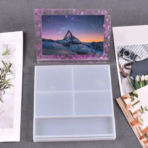 Silicone Photo Resin Molds Rectangular Photo Frame Silicone Mold