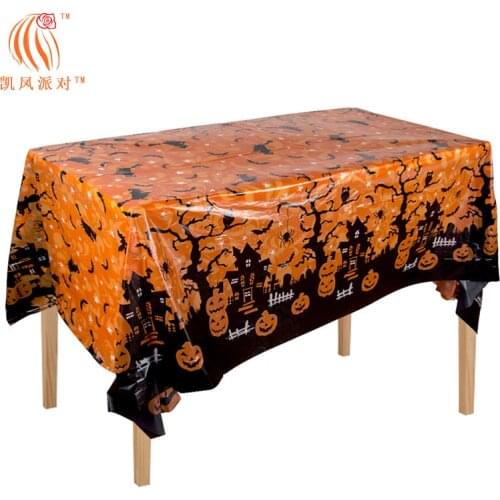 Table Cloth Home Textile Halloween Theme Tablecloth Background Wall Covering for Halloween Party Event Decoration Hot