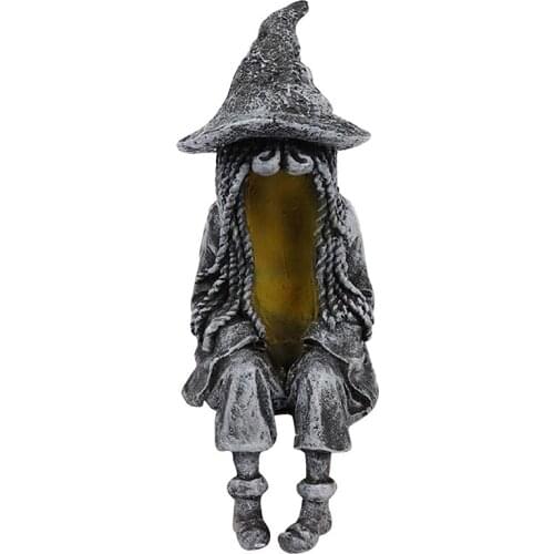Halloween Decoration Outdoor Scary Graveyard Statue Zombie Creeping From Grave Sculpture Garden Statue Resin Ornaments