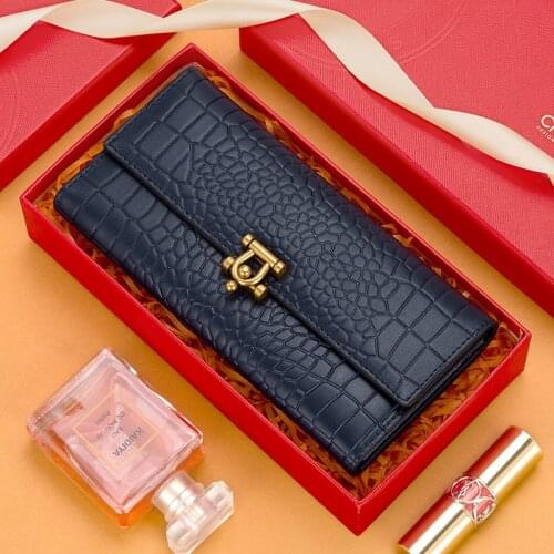 Womens wallet 2020 new double zipper wallet large capacity multifunctional leather wallet clutch halloween purse wallet women